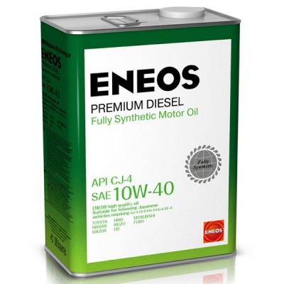 ENEOS масло мот. Premium Diesel CJ-4 Синтетика 10W40 4л ENEOS масло мот. Premium Diesel CJ-4 Синтетика 10W40 4л