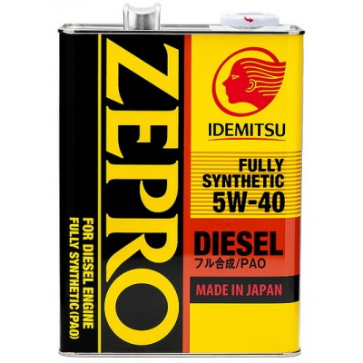 IDEMITSU ZEPRO DIESEL F-S CF 5W40 Масло моторное синтетическое (4л) IDEMITSU ZEPRO DIESEL F-S CF 5W40 Масло моторное синтетическое (4л)
